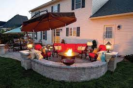 A patio with firepit will surely give you that. 57 Inspiring Diy Outdoor Fire Pit Ideas To Make S Mores With Your Family