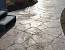 Stamped Concrete And Pavers Together