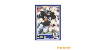 1990 kenner starting lineup cards #nno bo jackson: Amazon Com 1989 Score Bo Jackson Football Card 2 Shipped In Protective Display Case Sports Memorabilia Trading Cards Sports Outdoors