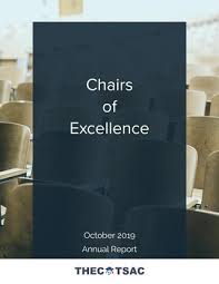 Chairs Of Excellence Report 2019 By Thectsac Issuu