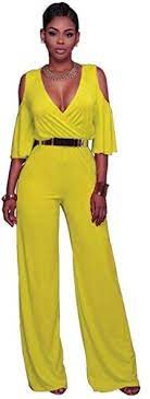 Vestido Enterizo Pantalon Amarillo Fashion Womens Fashion Dresses