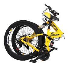 Vlra x7 land rover folding bike 26 inch 24speed mountain bike suspended disc brake bicycle (black red). Folding Bike Shard Land Rover 20 24 26 Inch 21 Speed Double Suspension Spoke Wheel Mountain Bike
