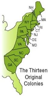 13 colonies map where were the original 13 colonies situated? Thirteen Original Colonies Timeline Timetoast Timelines