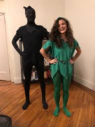 Diy Halloween Couples Costume Peter Pan And His Shadow Couples Costumes Mad Hatter Costume Kids Kids Costumes Girls