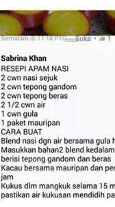 Pukul lagi hingga semua bahan sebati. Apam Nasi Recipes Food Vegetables