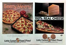 1989 little caesars pizza pizza southern california advert coupons mailer ebay food and drink california southern california