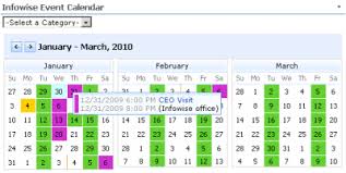 Infowise Calendar