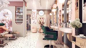 Beauty Saloon Gozeel Doha Qatar On Behance Salon Interior Design Beauty Room Decor Salon Suites Decor
