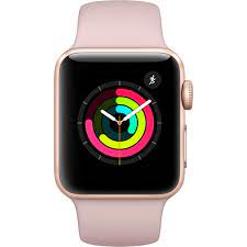 Apple watch 3 38mm kainų palyginimas (pardavėjų 20), atsiliepimai. Apple Watch Series 3 38mm Gold Aluminium Gehause Mit Rosa Sand Sport Band Mqkw2 Smart Wear