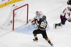 May 31, 2018 / 8:33 am / cbs/ap. Washington Capitals Goaltender Braden Holtby 70 Defends A Shot By Vegas Golden Knights Right Wing Alex Tuch 89 During The Third Period In Game 2 Of The Nhl Hockey Stanley Cup Final