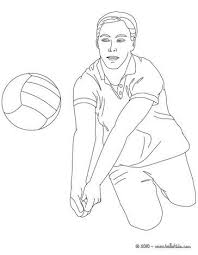 Free Volleyball Coloring Pages Available For Printing Or Online Coloring More Sports Coloring Pages On Sports Coloring Pages Coloring Pages Silhouette Stencil