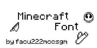A powerful word processor from microsoft. Minecraft Font