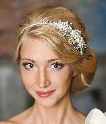 pearl wedding headband bridal headpiece 107 185 weddingheadbands hair inspiration headpieces dressy hairstyles for box braids