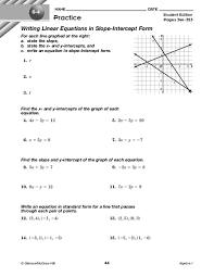 5 suppose that tuition at a state college was $3,500 per year in 1995 and has been. Writing Linear Equations Worksheet For 9th Grade Lesson Planet