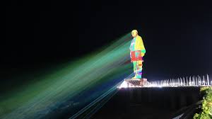 Après 5 ans de chantier, cette statue sera bientôt érigée sur l'île de sadhu, en inde. Mapping Video Permanent Pour La Statue De L Unite En Inde Avenue