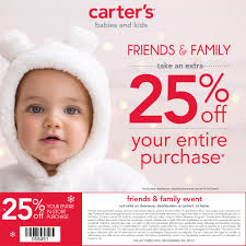 Carter S Friends Family Event A 25 Off Coupon Cartersfam Sponsored Mc The Night Owl Mama