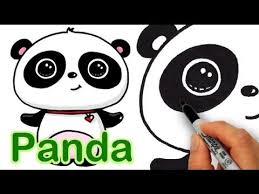 You might think that drawing is like touching your tongue to your nose: How To Draw A Cute Panda Easy Cute Drawings Cute Animal Drawings Cute Owl Drawing