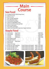 Killa Designs Restaurant Menu Design Restaurant Menu Design Black Bean Sauce Menu Restaurant