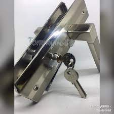 Bahan kayu mahogani kualitas kering dan a1. Handle Pintu Pegangan Pintu Gagang Pintu Kunci Pintu Tanggung Bahan Besi Zinc Murah Bagus Shopee Indonesia