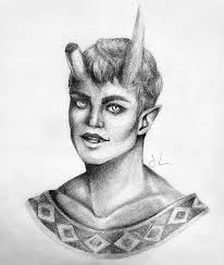 ART] Nate, a Tiefling Monk. Graphite portrait by me : r/DnD