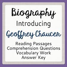 In chaucer, knights can sometimes be outlaws, and when they are, they are often portrayed as running amok or going mad, leading them to a quest or to an act that must be completed before they can be reintroduced into. Geoffrey Chaucer Worksheets Teaching Resources Tpt