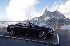 How Does An E Class Cabriolet Get On Top Of The World By Helicopter Mercedesblog