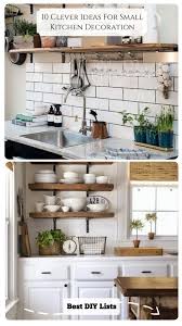 Check out our kitchen decor selection for the very best in unique or custom, handmade pieces from our signs shops. Rustic Home Decor 10 Clever Ideas For Small Kitchen Decoration Smallkitchen Rustic Home Decor 10 Clev In 2020 Cheap Kitchen Decor Cheap Kitchen Remodel Kitchen Decor