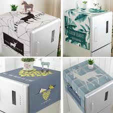 Maybe you would like to learn more about one of these? Refrigerator Cloth Single Door Refrigerator Dust Cover Double Open Fridge Washing Machine Microwave Oven Cover Towel Buy At The Price Of 7 88 In Aliexpress Com Imall Com