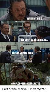 Iwant My Bird Egotyou The Bird Pal Thisis Not My Bird Part Of The Marvel Universe Reddit Meme On Me Me