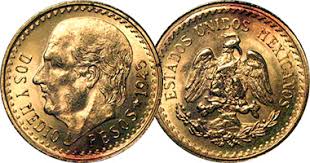 Maybe you would like to learn more about one of these? Coin Value Mexico 2 1 2 5 And 10 Peso Gold 1905 To 1959