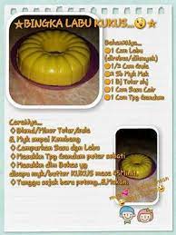 1 ½ gelas labu kuning yang sudah direbus dan dihaluskan 1 gelas tepung terigu 1 gelas gula pasir 4 butir telur 200 ml santan susu saya gunakan 1. Bingka Labu Kukus Recipes