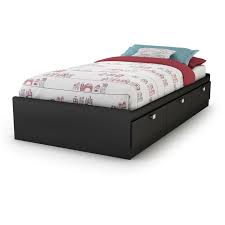 Position the drawers on either the right or left side of the bed, depending on. Spark Mate S Platform Storage Bed With 3 Drawers Pure Black Toys R Us Canada