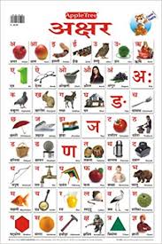 buy educational charts hindi alphabet book online at low