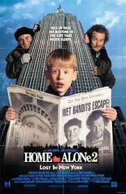 Instead of flying to florida with his folks, kevin ends up alone in new york, where he gets a hotel room with his dad's credit card—despite problems from a clerk and meddling bellboy. Home Alone 2 Lost In New York Movie Poster 2 Home Alone Movie New York Movie I Movie