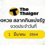 Maybe you would like to learn more about one of these? à¸•à¸£à¸§à¸ˆà¸«à¸§à¸¢ 1 3 64 à¸œà¸¥à¸ªà¸¥à¸²à¸à¸ à¸™à¹à¸š à¸‡à¸£ à¸à¸šà¸²à¸¥ 1 à¸¡ à¸™à¸²à¸„à¸¡ 2564 The Thaiger