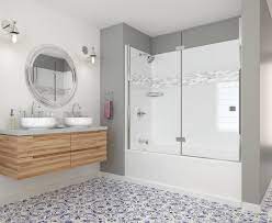 There's a way to do that without. Delta Upstile Semi Customizable Shower Collection Bath The Home Depot