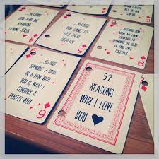 Maybe you would like to learn more about one of these? The Amazing Diy 52 Things I Love About You Deck Cards Gift Cards Fo Regalos Pequenos Para Novios Regalos Creativos Para Novio Regalos Sencillos Para Mi Novio