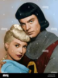 LEIGH,WAGNER, PRINCE VALIANT, 1954 Stock Photo