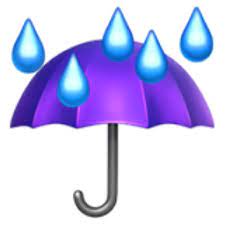 Umbrella With Rain Drops Emoji U 2614 U Fe0f