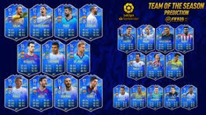 La liga tots fifa 19 11 сент. Fifa 20 Tots La Liga Team Of The Season Predictions