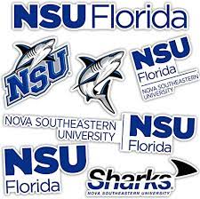 Nsu florida students don't just get an education, they prepare for real careers, real contributions and real life. Amazon Com Nova Southeastern University Nsu Sharks Sticker Vinyl Decal Laptop Water Bottle Car Scrapbook Type 2 Sheet Sports Outdoors