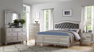 (4) pierce natural queen panel bed with storage $1,050. Mcferran B520 Contemporary Silver Light Grey Tufted King Size Bedroom Set 5pcs B520 Ek Set 5