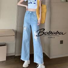 A belt will also help add definition and give you a gorgeous silhouette. Mom Jeans High Waist Boyfriend Jeans Tiktok Outfit Ripped Loose Drape Wide Legpants 608 892 Shopee Philippines