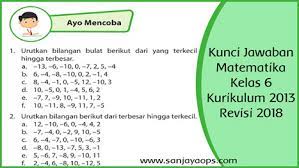 Jawaban soal uraian uji kompetensi bab 2 matematika kelas 7 smp himpunan kunci jawaban tema 4 kelas 6 halaman 34 35 buku tematik. Mengurutkan Dan Membandingkan Bilangan Bulat Halaman 17 18 Sanjayaops
