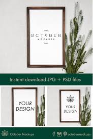 Vertical Frame Mockup Farmhouse Sign Mockup Wood Sign Mock Up Wedding Sign Mockup Minimalist Mockup Sublimation Blanks Psd Jpg In 2020 Sign Mockup Frame Mockups Rustic Signs