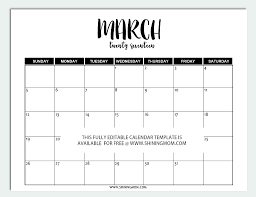 How to use a free calendar maker to make a free printable editable calendar. Free Printable Fully Editable 2017 Calendar Templates In Word Format Calendar Template Free Printable Calendar Templates Blank Calendar Template