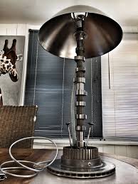 Lampe Industrielle Recyclage Pieces Automobiles Automotive Decor Car Part Furniture Modern Industrial Furniture