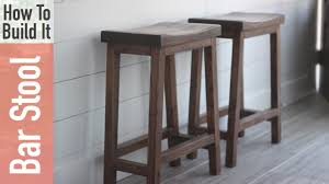 how to build a counter height bar stool