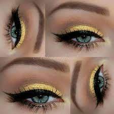 Amarillos Sombras De Ojos Maquillaje De Ojos Maquillarse Ojos