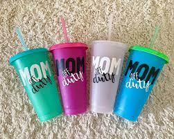 Mom Off Duty Tumbler Mom Cup Mama Cup Girls Weekend Moms Etsy In 2021 Girls Weekend Gifts Mom Tumbler Diy Tumblers